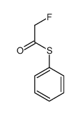 Fluorothioacetic acid S-phenyl ester Structure