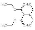 Propanedioic acid,2-(diethylamino)-, 1,3-diethyl ester Structure