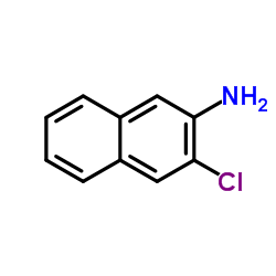 3-Chloro-2-naphthalenamine Structure