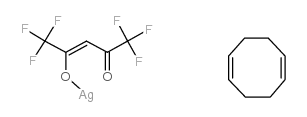 (1,5-环辛二烯)(六氟乙酰丙酮)银(I)结构式