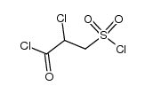 2-chloro-3-chlorosulfonyl-propionyl chloride Structure