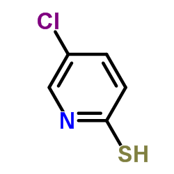 5-氯-2-巯基吡啶结构式