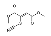 dimethyl 2-thiocyanatobut-2-enedioate Structure