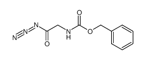 benzyl (2-azido-2-oxoethyl)carbamate结构式