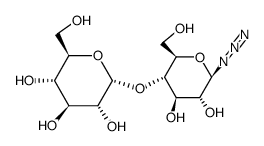 4-O-(α-D-glucopyranosyl)-β-D-glucopyranosyl azide Structure