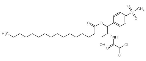 甲砜霉素棕榈酸酯结构式