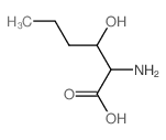 2-amino-3-hydroxy-hexanoic acid Structure