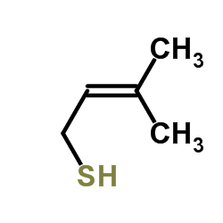 3-Methyl-2-Buten-1-thiol structure