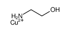 copper,2-aminoethanol Structure