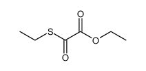thiooxalic acid O,S-diethyl ester Structure