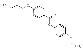 4-丁基苯甲酸-4-乙氧基苯酯结构式