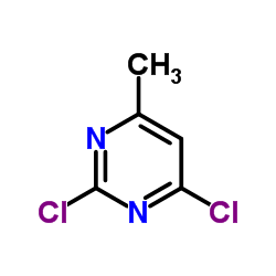 2,4-Dichloro-6-methylpyrimidine structure