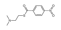 S-(2-(dimethylamino)ethyl) 4-nitrobenzothioate Structure