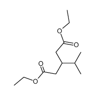3-isopropyl-glutaric acid diethyl ester Structure