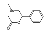 (RS)-O-acetyl-1-phenyl-2-(methylseleno) ethanol Structure