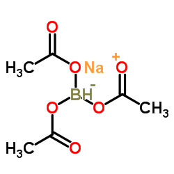 三乙酰氧基硼氢化钠结构式