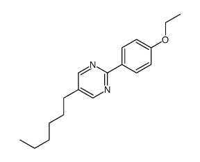 5-己基-2-(4-乙氧苯基)嘧啶结构式