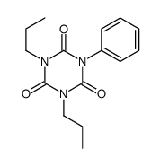 1-phenyl-3,5-dipropyl-1,3,5-triazinane-2,4,6-trione结构式