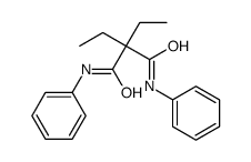 2,2-diethyl-N,N'-diphenylpropanediamide Structure