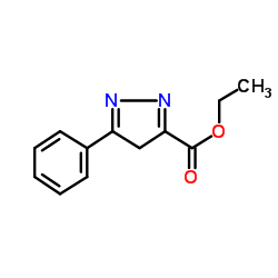 5-苯基吡唑-3-羧酸乙酯结构式