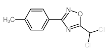 5-(二氯甲基)-3-对甲苯-1,2,4-噁二唑结构式