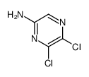 5,6-二氯吡嗪-2-胺结构式