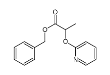 2-(吡啶-2-基氧基)丙酸苄酯结构式