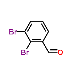 2,3-二溴苯甲醛结构式