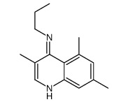3,5,7-trimethyl-N-propylquinolin-4-amine Structure