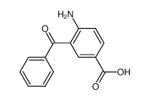 3-Benzoyl-4-aminobenzoic acid structure