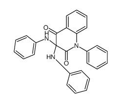 3,3-dianilino-1-phenylquinoline-2,4-dione结构式