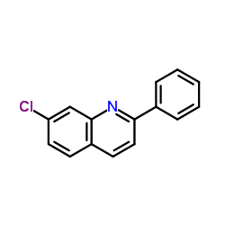 7-氯-2-苯基喹啉结构式