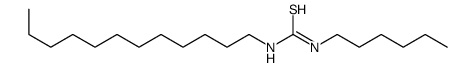 1-dodecyl-3-hexylthiourea Structure