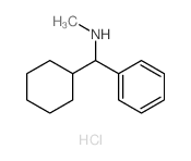 N-Methyl-1-phenyl-1-cyclohexylmethylamine hydrochloride Structure