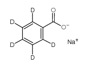 苯甲酸钠-D5结构式