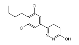 3-(4-butyl-3,5-dichlorophenyl)-4,5-dihydro-1H-pyridazin-6-one结构式