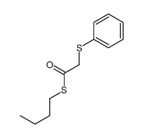 S-butyl 2-phenylsulfanylethanethioate Structure