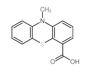 10H-Phenothiazine-4-carboxylicacid, 10-methyl-结构式