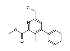 Methyl 6-(chloromethyl)-3-Methyl-4-phenylpicolinate Structure