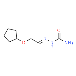 Hydrazinecarboxamide, 2-[2-(cyclopentyloxy)ethylidene]- (9CI) structure