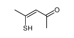 3-Penten-2-one, 4-mercapto-, (3Z)- (9CI)结构式