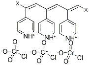 聚(4-氯铬酸乙烯基吡啶盐)结构式