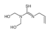 1,1-bis(hydroxymethyl)-3-prop-2-enylthiourea Structure