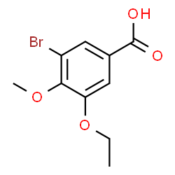 3-Bromo-5-ethoxy-4-methoxybenzoic acid Structure