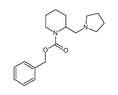 2-吡咯烷-1-甲基哌啶-1-羧酸苄酯结构式
