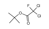 dichloro-fluoro-acetic acid tert-butyl ester Structure