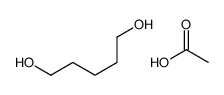 acetic acid,pentane-1,5-diol Structure