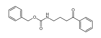 N-CBZ-4-amino-1-phenylbutan-1-one Structure