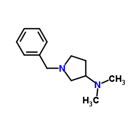 1-Benzyl-N,N-dimethyl-3-pyrrolidinamine structure