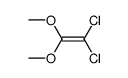 1,1-dichloro-2,2-dimethoxyethene结构式